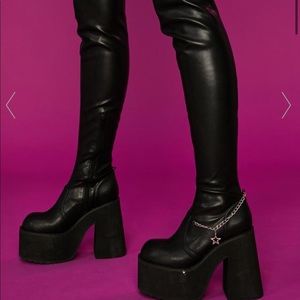 DollsKillxBratz Collab Miss Socialite ThighHigh Boots (only worn once 4 selfie)